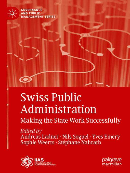 Title details for Swiss Public Administration by Andreas Ladner - Wait list